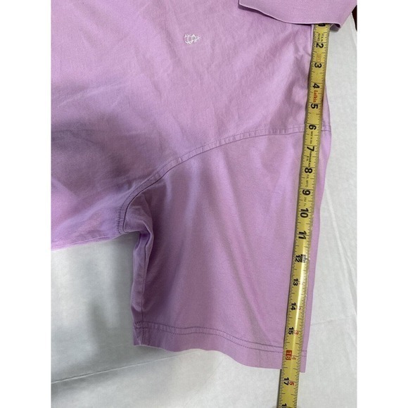 Peter Millar Shirt Men XL Purple Polo Golf Preppy Button Cotton Casual - Picture 13 of 15